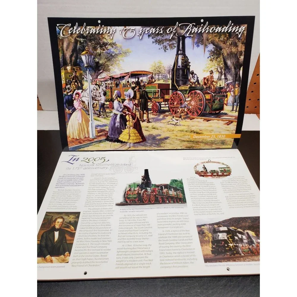 2006 Norfolk Southern Railroad‎ Calendar - Oversize